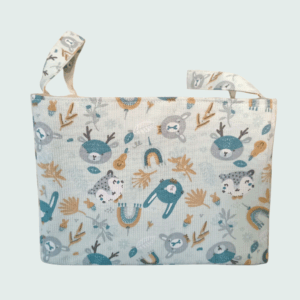 Cesto Simón Caritas Animalitos Celeste